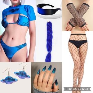 Futuristic Full Rave Outfit